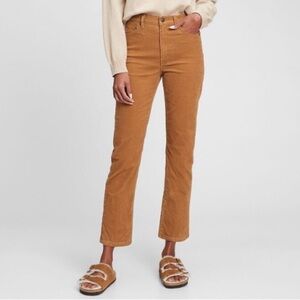 GAP Brown Corduroy Straight Leg Pants